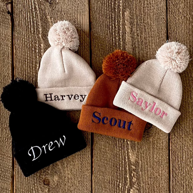 Personalized winter hats for toddlers cheap