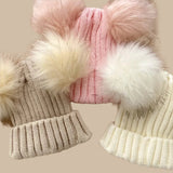 Double Pom Pom Beanies
