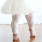 Open Foot Crochet Tights