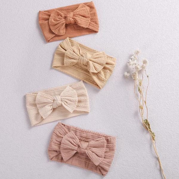 Cable Knit Bows